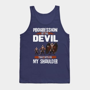 Progression of the Devil That Sits on My Shoulder Tank Top